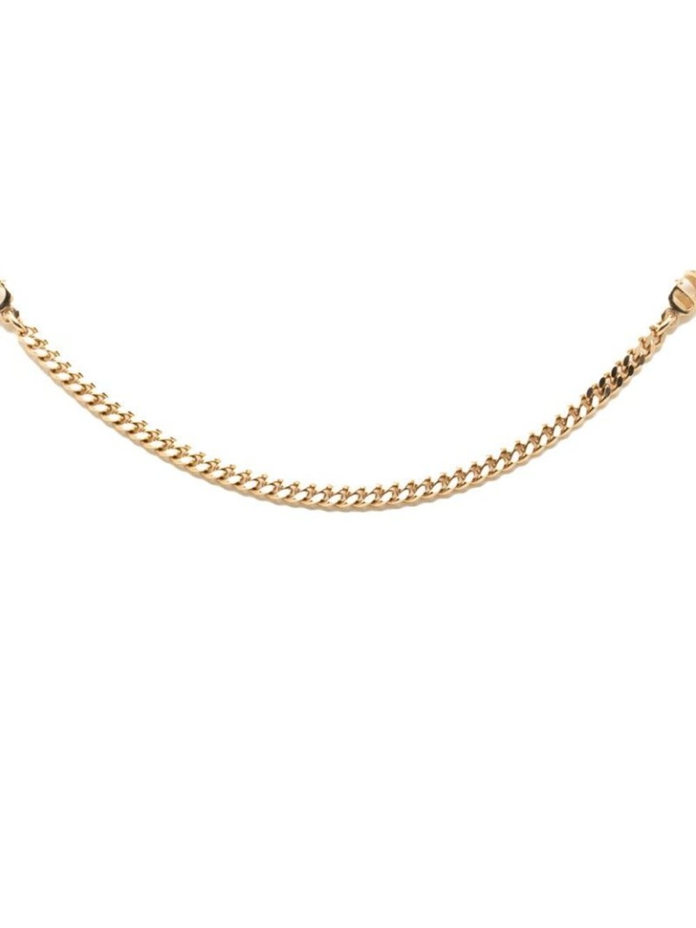 Dior CD Logo Chain Necklace Gold Plated 1 - Picture 2 of 5